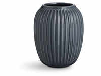 Kähler Design Kähler Hammershøi Vase gross - anthrazit - Ø 16,5 cm - Höhe 20 cm
