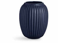 Kähler Design Kähler Hammershøi Vase gross - Indigo - Ø 16,5 cm - Höhe 20 cm