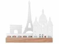 Räder Stadtsilhouette Lichtobjekt - weiß - Paris - 25x9,5x23 cm 92218