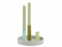 Remember Luna Kerzenhalter-Set magnetisch - mehrfarbig - Mini - Tablett: Höhe 2,5 cm