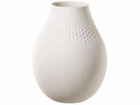 Villeroy & Boch Manufacture Collier Perle Vase hoch - weiß - 16x16x20 cm - ca. 2340