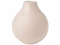 Villeroy & Boch Manufacture Collier Perle Vase klein - beige - 11x11x12 cm -...