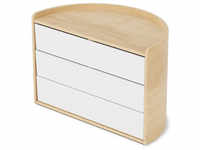 Umbra Moona Schmuckaufbewahrungsbox - white/natur - 27x15x18 cm 1014748-668