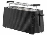 Alessi PLISSÉ 4-fach-Toaster - new black - XL : 46,5x18,5x25 cm MDL15-B