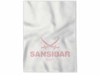 Sansibar Hochtief-Design Wohndecke - offwhite/powder pink - 150x200 cm 104–11