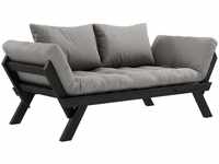 Karup Design BEBOP Schlafsofa - black/grey - Sofa: 174x80x80 cm, Bett: 206x80x42 cm