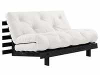 Karup Design ROOTS Schlafsofa - black/natural - Sofa: 140x105x85 cm, Bett: 202x140x20
