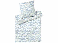 elegante Sleeping Beauty Bettwäsche-Set aus Mako-Jersey - bleu - 155x220 / 80x80 cm