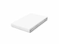 schlafgut Pure Boxspring Bio-Spannbettlaken - full white - 180-200x200-220 cm
