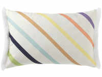 Tom Tailor Fringed Diagonal Kissenhülle - multicolor - 30x50 cm 75426-100-30-50