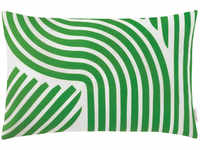Tom Tailor Organic Waves Kissenhülle - grün - 30x50 cm 75424-090-30-50