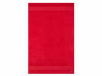 Lacoste LECROCO Bio-Badetuch - Rouge - 100x150 cm 972185