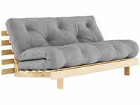 Karup Design ROOTS Schlafsofa - raw/grey - Sofa: 160x105x85 cm, Bett: 200x160x20 cm