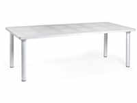 Nardi Libeccio Outdoor Tisch - bianco - Länge: 160/220 cm, Höhe: 74 cm, Tiefe: 100