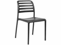 6er Spar-Set | Nardi Costa Bistrot Stühle Outdoor - antracite: Breite: 49 cm, Höhe: