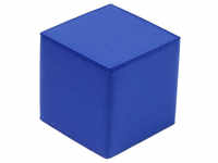 Hey-SIGN Quart Sitzhocker quadratisch aus Naturfilz - blau - 50x50 x Höhe 50 cm