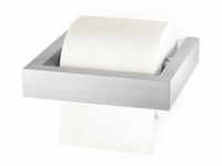 ZACK LINEA Toilettenpapierhalter - Edelstahl matt - 14,7 x 3 x 15,2 cm ZACK-40386