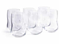 Holmegaard Future Wasserglas - 6er-Set - klar - 6er-Set: 250 ml - Ø 7,5 cm - Höhe: