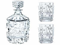Nachtmann Punk Whisky-Set 3-tlg - kristall - Dekanter (750 ml) + 2 Gläser (348...