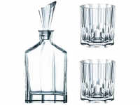 Nachtmann Aspen Whisky-Set 3-tlg - kristall - Dekanter (750 ml) + 2 Gläser (324 ml)