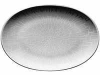 Rosenthal TAC Skin Platte oval - platin - 18 cm 11280-403239-12718