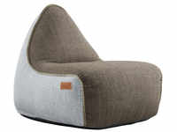 SACKit Cobana Lounge Chair Sitzsack - brown-white - 96x80x70 cm 8573004