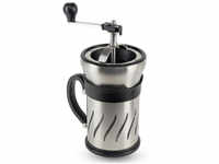 Peugeot Paris Press Kaffeemühlen + Kaffeebereiter Kombination - grau - 16,5 x 12,7