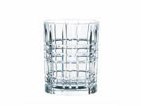 Nachtmann Square Whiskey-Glas 4er-Set - kristall - 4 Gläser à 345 ml 101050