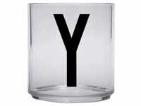 Design Letters KIDS PERSONAL DRINKING GLASS Trinkglas - Y - Tritanglas - Höhe...
