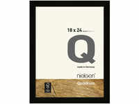 Nielsen Design Quadrum Holz-Bilderrahmen - schwarz - Rahmen: 20,2 x 26,2 cm - für