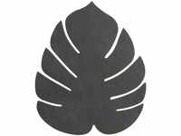 Lind DNA Monstera Leaf Nupo Tischset - black - Größe S: 26x22 cm 990073