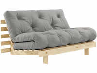 Karup Design ROOTS Schlafsofa - raw/grey - Sofa: 140x105x85 cm, Bett: 200x140x20 cm