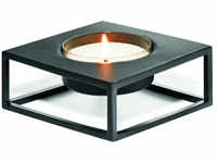 Philippi Solero Teelichthalter - schwarz - S: 10x10 cm - Höhe 4,5 240023