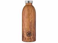 24 Bottles Clima Bottle Wood Collection Isolier-Trinkflasche - Sequoia Wood - 850 ml