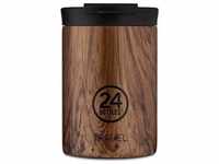 24 Bottles Travel Tumbler Wood Isolierbecher mini - Sequoia Wood - 350 ml 427