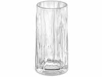 koziol CLUB No. 8 Trinkglas - crystal clear - 300 ml - 7,5x14,8x7,5 cm 3415535