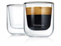 blomus NERO Thermo-Espressoglas 2er-Set - Glas - 2 x 80 ml blom63652