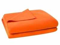 Zoeppritz Soft-Fleece Decke - amber - 160x200 cm 103291-245-160-200