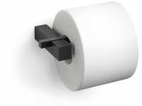 ZACK CARVO Toilettenpapierhalter - schwarz - B 16,5 x H 2,6 x T 10 cm 40500