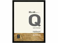 Nielsen Design Quadrum Holz-Bilderrahmen - schwarz - Rahmen: 32,2 x 42,2 cm -...