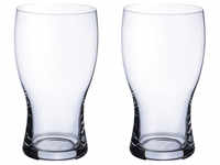 Villeroy & Boch Purismo Beer Pint - 2er Set - klar - 620 ml - H: 11 cm - Ø: 9 cm