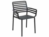 6er Spar-Set | Nardi Doga Armchair Stühle mit Armlehne Outdoor - antracite: Breite: