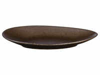 ASA CUBAMARO ovale Platte - marone - Länge 24,6 cm 1222422