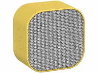 KREAFUNK aCube Bluetooth Lautsprecher - fresh yellow - 8x8x4,5 cm 18650