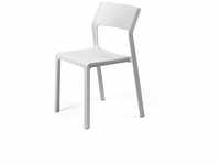 6er Spar-Set | Nardi Trill Bistrot Stühle ohne Armlehnen - bianco: Breite: 50 cm,