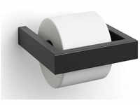 ZACK LINEA Toilettenpapierhalter - schwarz - 15x3x15,2 cm 40576