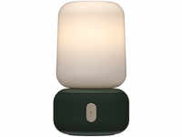 KREAFUNK aLOOMI Bluetooth Lautsprecher und LED-Lampe - green - 10,8x10,8x19,2 cm