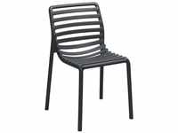 6er Spar-Set | Nardi Doga Bistrot Stühle Outdoor - antracite: Breite: 53 cm, Höhe: