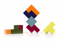 Remember KUBUS 3D Puzzle - mehrfarbig - 10x10x10 cm KU2