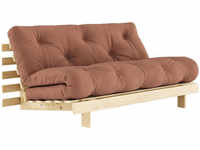 Karup Design ROOTS Schlafsofa - raw/clay brown - Sofa: 160x105x85 cm, Bett: